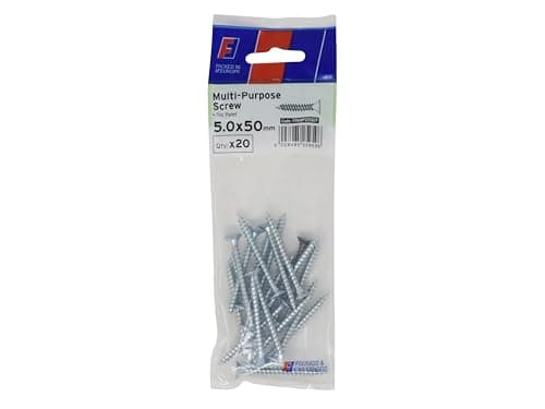 Image of Forgefix Multi-Purpose Pozi Screw CSK ST ZP 5.0 x 50mm ForgePack 20, used in all trades including joinery, electrical and plumbing