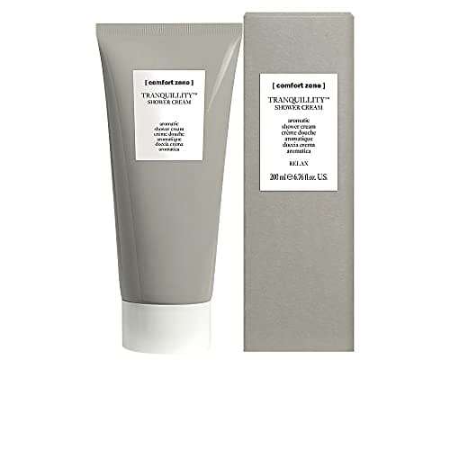 Image of Comfort Zone Tranquillity Shower Cream - 200 ml Bottle - Aromatic Amaranth, Essential Oils - Silky Smooth Skin - Natural Ingredients - For Shower