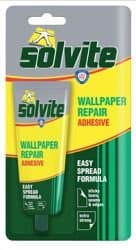Image of Solvite Wallpaper Repair Adhesive Tube Ref 1574678