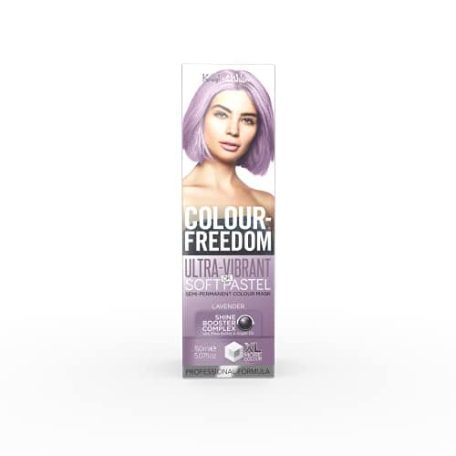Image of Knight & Wilson Colour-Freedom Lavender Ultra Vibrant or Soft Pastel Semi-Permanent Colour Mask – With Shine Booster Complex