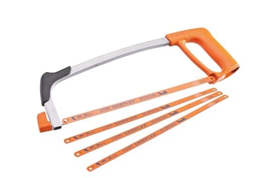 Image of Bahco 317 300mm Hacksaw with 4 Blades 12 inch Frame BAH317