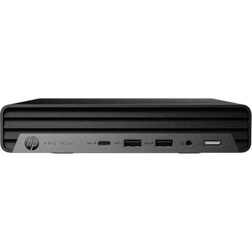 Image of HP Pro Mini 400 G9 Desktop Computer - Intel Core i5 14th Gen i5-14500T - vPro Technology - 8 GB - 256 GB SSD - Desktop Mini