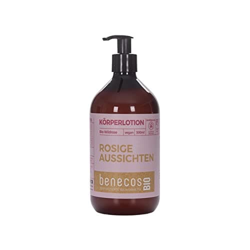 Image of benecosBIO Body Lotion Organic Wild Rose Rose Views Vegan Recycled Plastic