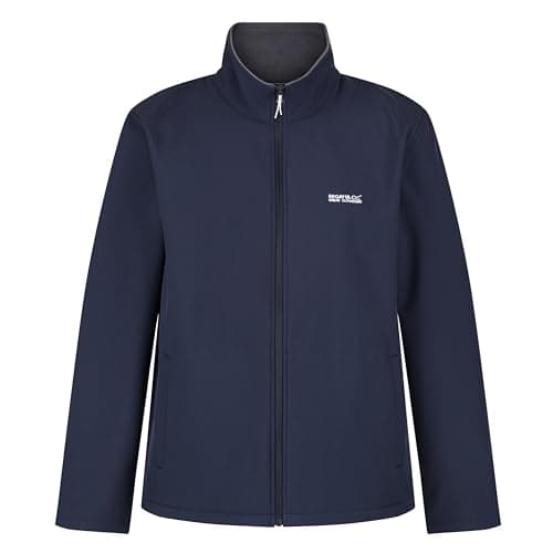 Image of Regatta Men's Cera Softshell Outdoor Summer Jacket, Water Repellent, Wind Resistant & Stretchable - Perfect for Walking, Hiking & Camping