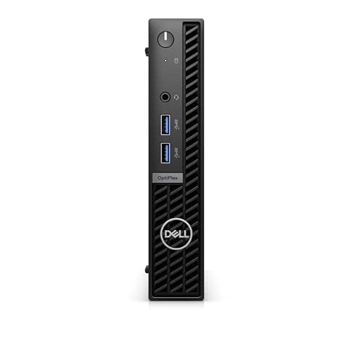 Image of Dell Optiplex 7010 Micro Tower USFF, i7-13700T (16 Core, 1.4/4.8GHz), 1TB PCIe Gen 4.0x4 NVMe, 16GB DDR4, Intel UHD Graphics 770, GbE, Windows 11 Pro (Renewed)