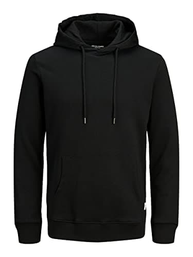Image of Jack and Jones Mens Jjebasic Sweat OTH Hoodie Black M