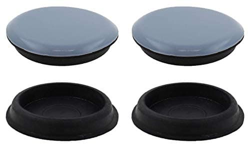 Image of Lifeswonderful - 4x EasyMove PTFE Teflon Glider Furniture Castor Cups - 45mm