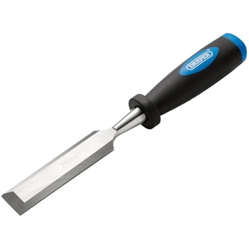 Image of Draper 83291 Bevel Edge Wood Chisel, Blue, 26 mm