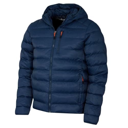 Image of Calvin Klein Mens Woven Jacket - North Sea - M