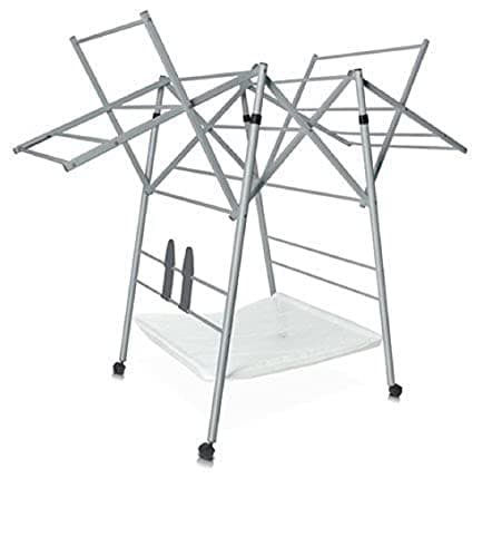 Image of Addis Superdry Indoor Airer With 11m of Drying Space. Perfect For Your Clothes Drying Needs, Silver
