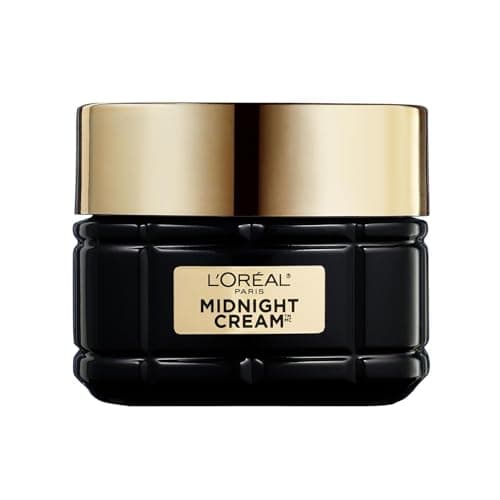 Image of L'Oréal Paris Night Cream for Skin Repair, Age Perfect Cell Renew Midnight Cream, Antioxidant Recovery Complex for Firm & Radiant Skin, Reduces Wrinkles, Neohesperidin and Vitamin E, 50ml