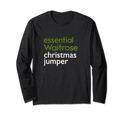 Image of Ugly Christmas Jumper Sweater Essential Waitrose Long Sleeve T-Shirt