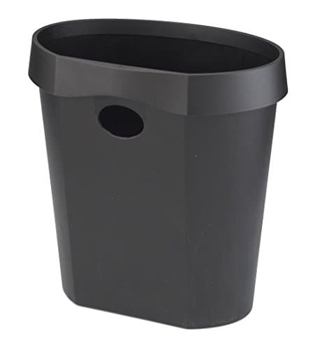 Image of Avery DR500BLK DTR Eco Waste Bin with Removable Rim, 350 x 340 x 250 mm, 18 L - Black