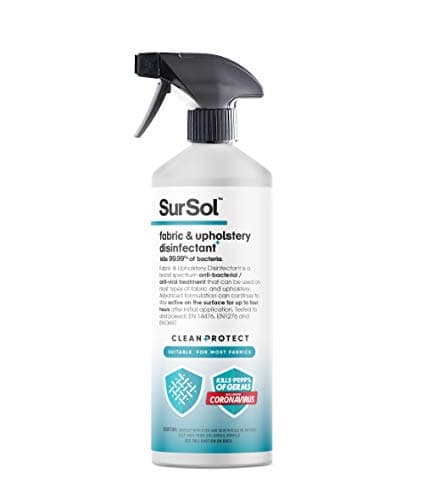 Image of SurSol Fabric & Upholstery Disinfectant, 1 Litre, clear
