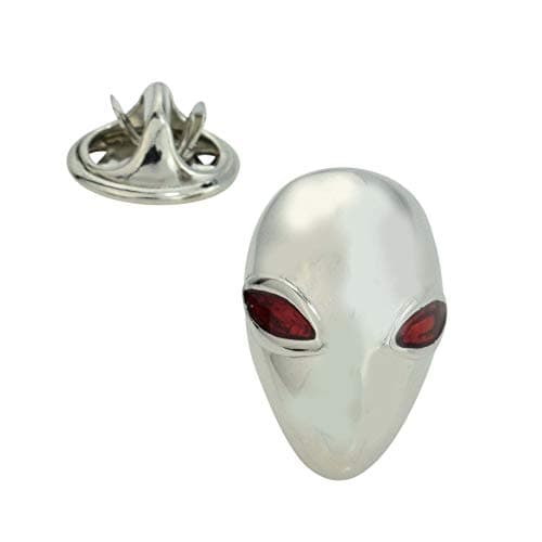 Image of Alien Head Lapel Pin Badge X2AJTP298