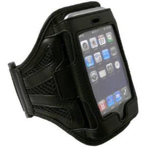 Image of Navitech Black Neoprene Water Resistant Sports Gym, Jogging / Running Armband Case with “Light Reflection Strip” Compatible With The Apple iPod Touch 1st, 2nd, 3rd, 4th, 5th (released 2012) Gen / Generations inc 8 GB, 16 GB, 32GB, 64GB models