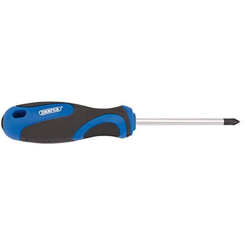 Image of Draper 48926 PZ Type No.1 Tip Screwdriver with Soft Grip Handle, 75 mm Blade Length