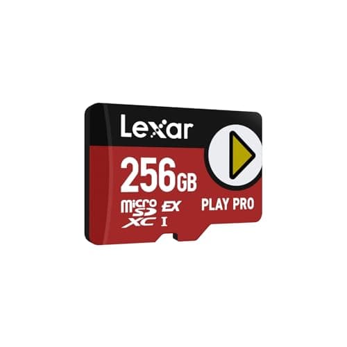 Image of Lexar PLAY PRO MicroSDXC Express Card 256GB, up to 900MB/s Read, 600MB/s Write, Gaming-Optimized, A2, 4K, High-Speed Micro SD Memory Card for Handheld Consoles, Switch, Portable Gaming Device