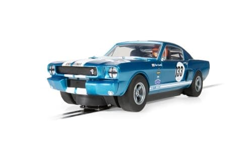 Image of Scalextric Cars - C4517 Shelby Mustang GT350 - Paul Kenelly - Equipe GTS - Toy Slot Car for use with Race Tracks or Set - Small Kids Gift Ideas for Boy/Girl Ages 3+, Scalextric Accessories