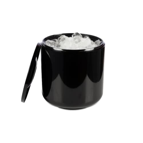 Image of drinkstuff Round Insulated Ice Bucket, Black, 4Ltr