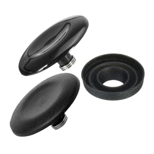Image of Black Matt & Gloss MMI Joystick Knob Button Cover Repair Kit For A4 A5 A6 A8 Q5 S6 8K0998068A