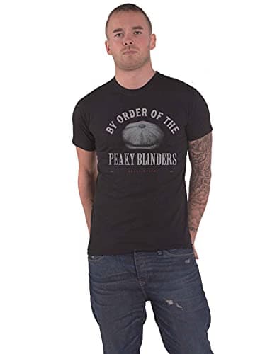 Image of Peaky Blinders Flat Cap Logo T Shirt L