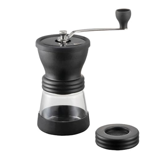 Image of HARIO - Black Ceramic Coffee Grinder with N Skeleton Gift Gift Gift MSCSN-2-B