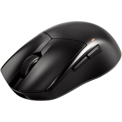 Image of be quiet! Dark Perk Ergo PC Gaming Mouse, 55g Lightweight, Ultra-Long Wireless Battery Life, 8,000Hz Polling Rate, PixArt PAW3950 Sensor, 32,000 DPI, Optical 70m switches, 100% PTFE Glide Skates