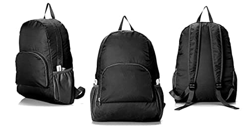 Image of PAXLAMB Backpack Packable Foldable Ultra Lightweight Water Resistant Durable Camping Travel Hiking Daypack for Men Women (Black)