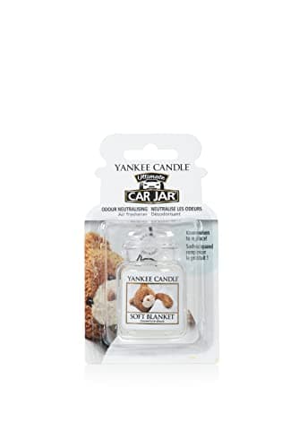 Image of Yankee Candle Car Jar Ultimate Air Freshener | Soft Blanket | Lasts up to 4 Weeks