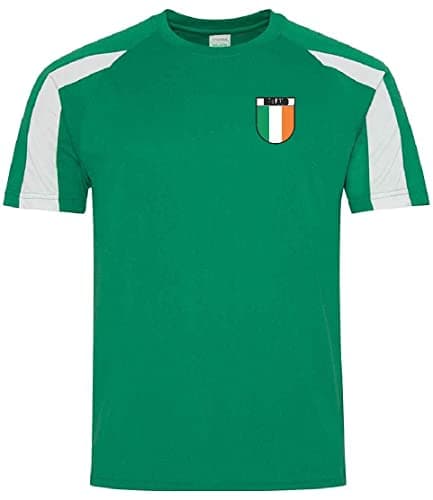 Image of Ireland Supporters Printed Tshirt (X-Large) Green/White