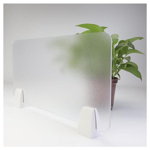 Image of Acrylic Desk Divider - Portable Translucent Shield for Enhanced Learning and Workspace Protection