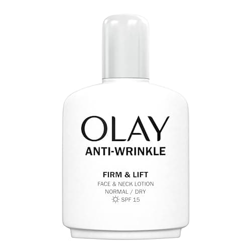 Image of Olay Anti-Wrinkle Firm & Lift Face and Neck Lotion With SPF15, Helps Visibly Reduce Fine Lines & Wrinkles and Protects Against Premature Signs of Ageing,100ml
