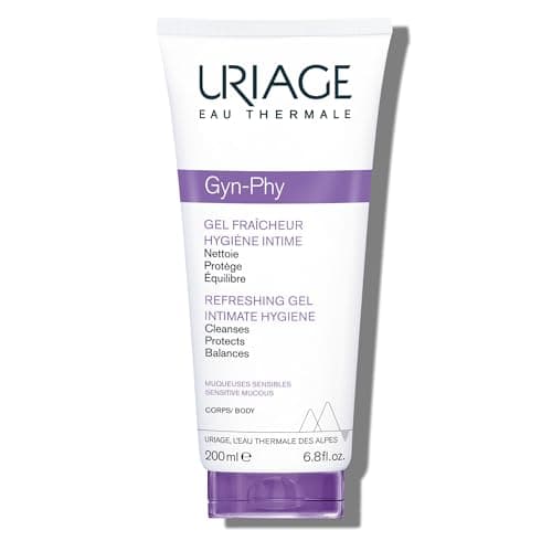 Image of Uriage Gyn-Phy Refreshing Intimate Cleansing Gel 200ml - Cleanses and Preserves Natural Balance - Physiological pH and Glyco-Gyn Complex - Floral Fragance