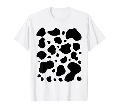 Image of Cow Shirt Adult Kids Men Women Cow Costume T-Shirt