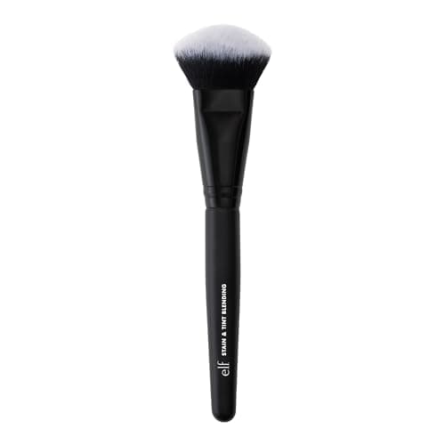 Image of e.l.f. Stain & Tint Blending Brush, Liquid Blush Brush For Blending & Creating An Even Finish, Made With Synthetic Bristles, Vegan & Cruelty-Free