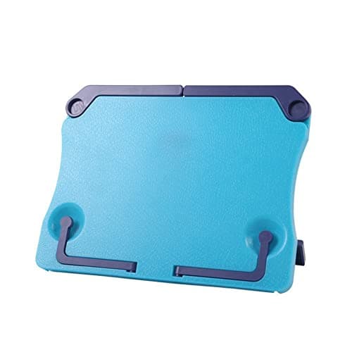 Image of Alnicov Sheet Music Stand,Foldable and Adjustable Book Holder,for Music Score Tablature Cookbook Reading(Blue)