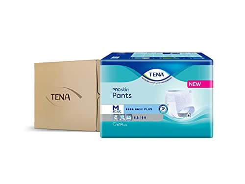 Image of TENA Pants Plus Classic Incontinence Pants - Medium (80-110cm) - Case of 4 Packs of 14