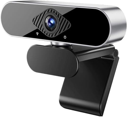 Image of WAKEVLEO USB Webcams, Full HD 1080P Webcam for PC and Laptop, Plug-and-Play, webcam with Microphone,Auto Light Correction, 360° View Web Cam for Live Streaming, gaming, Studying, Conferences