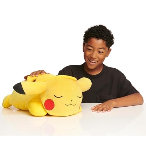Image of Pokémon Pikachu Sleeping Plush - 18-Inch Premium Plush in Sleeping Pose