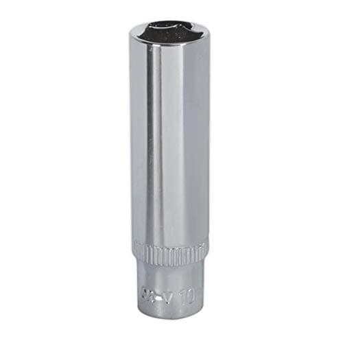 Image of Sealey Sp1410D Walldrive Socket 10Mm Deep 1/4Sq Drive Fully Polished