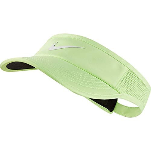 Image of Nike Womens Court Aerobill Visor Ghost Green