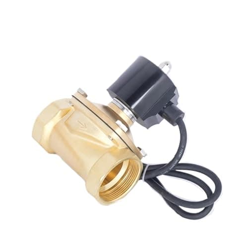 Image of HDPHCRIUN N/C 2Way Eelectric 12v Air 2 inch Solenoid Valve 24vac for Fountain(BSP-24VDC,2A-50NBR)