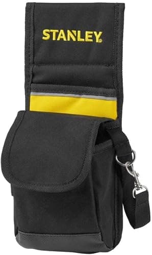 Image of STANLEY Tool Sheath Pouch with Velcro Closure, Multi-Pocket Storage Organiser for Tools and Small Parts, 1-93-329