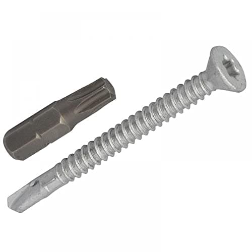 Image of TechFast Light Duty Timber to Steel Roofing Screws | 5.5 x 60mm | Elementech | Bag 100