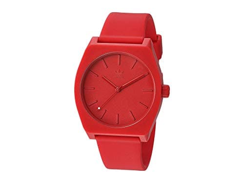 Image of Adidas Watches Process_SP1. Silicone Strap, 20mm Width (All Red. 38 mm).