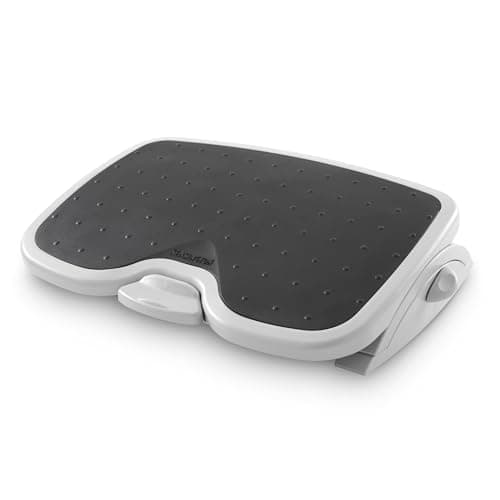 Image of Kensington SoleMate Plus Foot Rest for Under Desk, Foot Stool with SmartFit Ergonomic System, Footrest with Adjustable 6-Level Tilt Non-Slip Base for Office Desk & Home, Grey, 56146
