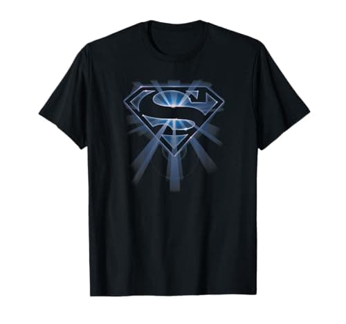 Image of Superman Glowing Shield T-Shirt