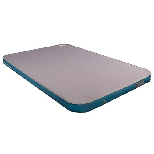 Image of Vango Shangri-La Lux Self Inflating Mattress with Rechargeable Pump for Faster Inflation/Deflation – Luxury Camping Mat with Memory Foam & Dreamlock Construction (Double (12cm Thickness))