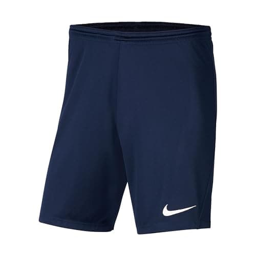 Image of NIKE Unisex Kids Y Nk Dry Park Iii Nb K Sport Shorts, Midnight Navy/White, M UK